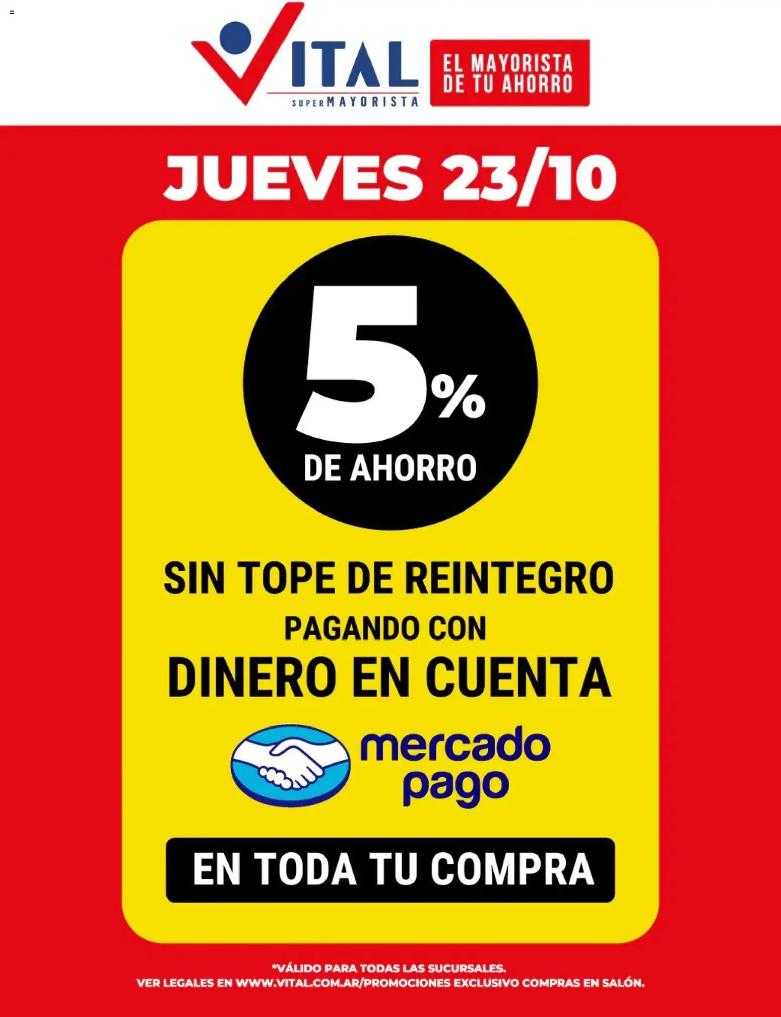 Vital - Mercado Pago │ válido desde el 23.10.2025 | Página: 1