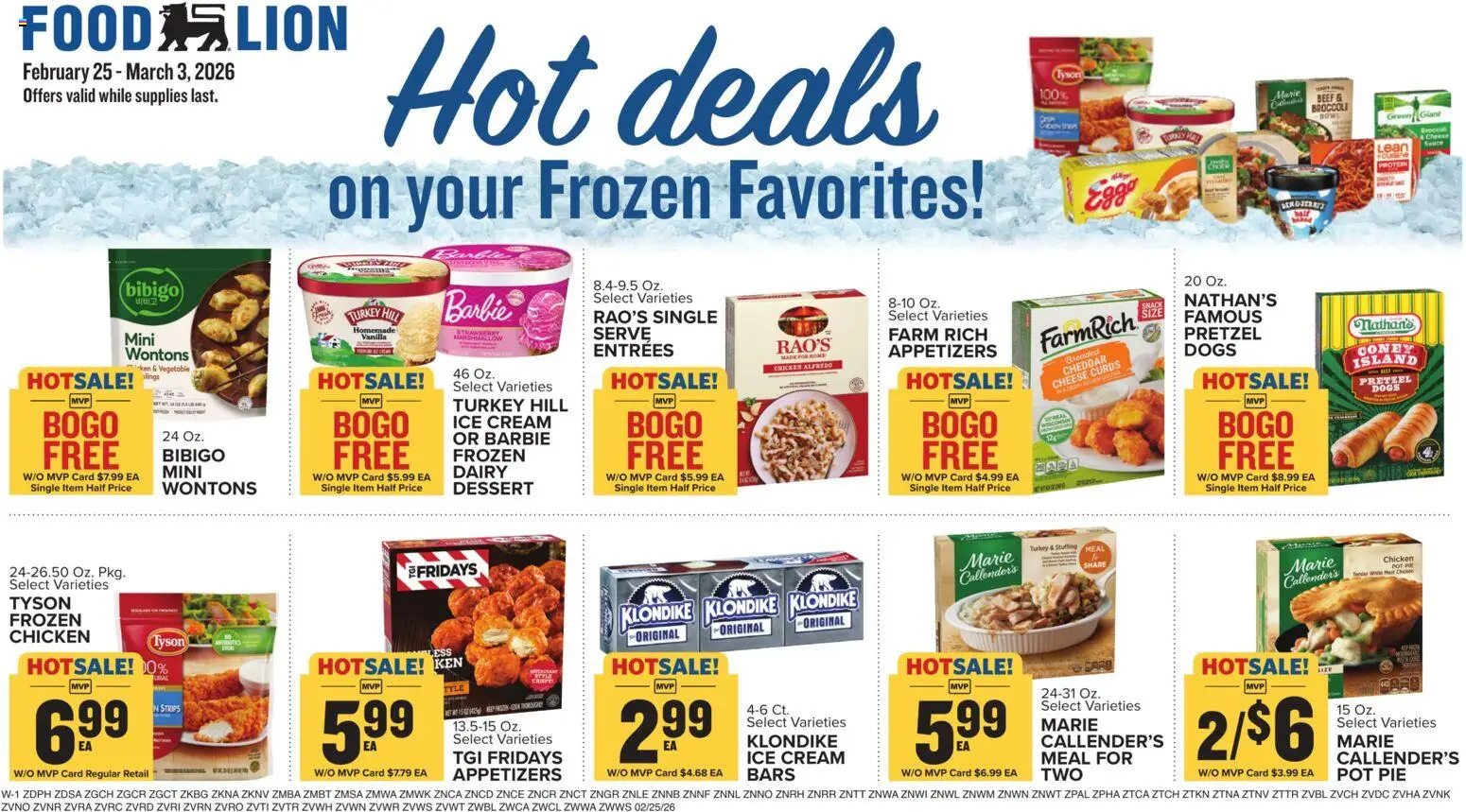 Food Lion Weekly Ad - valid from 25.02.2026 | Page: 15 | Products: Cheese, Cream, Ice cream, Sauce