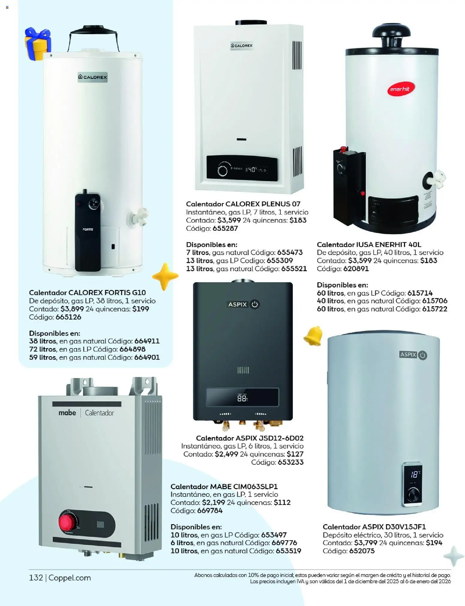 Nuevas ofertas de Coppel válidas en toda la República Mexicana desde el 01.12.2025. ¡Encuentra las mejores ofertas en Coppel catálogo Regalos A Lo Grande! | Página: 132