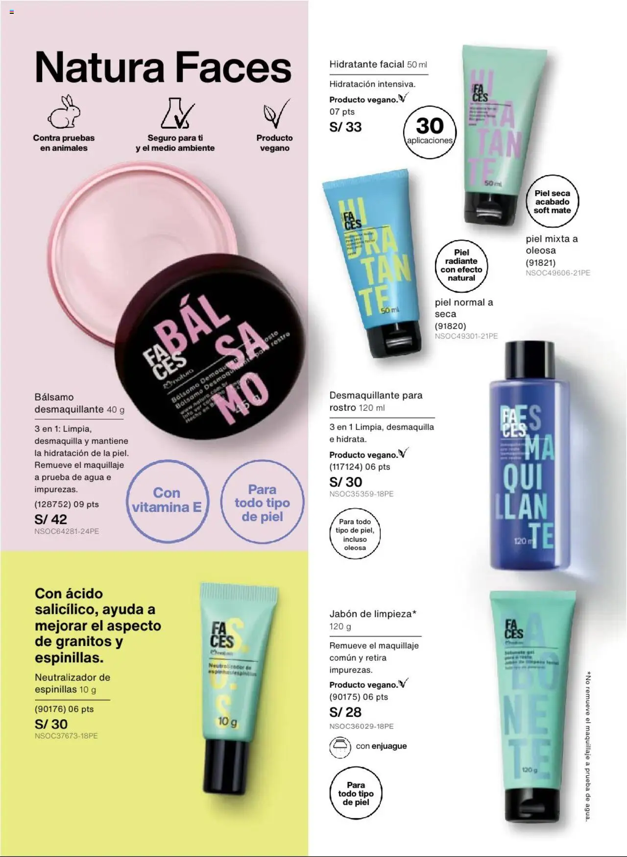 Catálogo Natura válido desde 13.08.2025 | Página: 92 | Productos: Jabón, Maquillaje