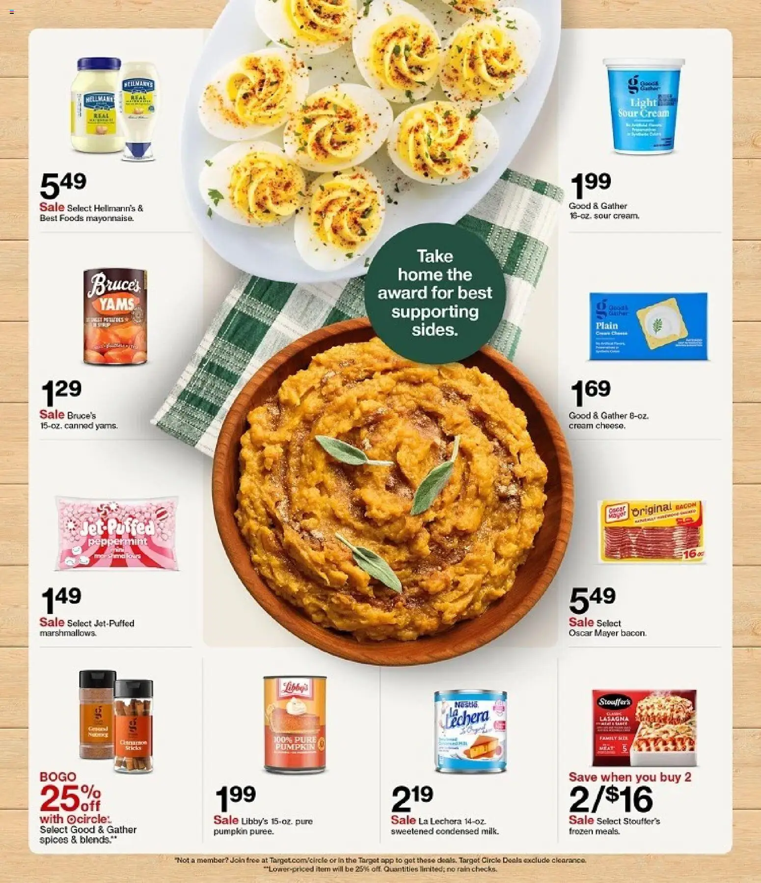 Target Weekly Ad - valid from 16.11.2025 | Page: 6 | Products: Peppermint, Sour cream, Cream, Pumpkin