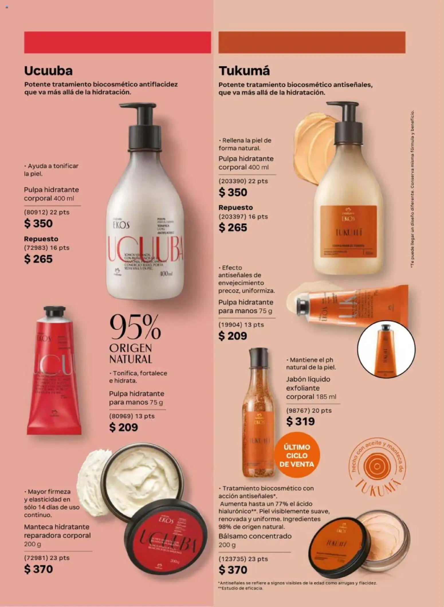 Nuevas ofertas de Natura válidas en toda la República Mexicana desde el 02.04.2026. ¡Encuentra las mejores ofertas en Natura campaña 6 2026! | Página: 118 | Productos: Jabón líquido, Aceite, Bálsamo, Jabón