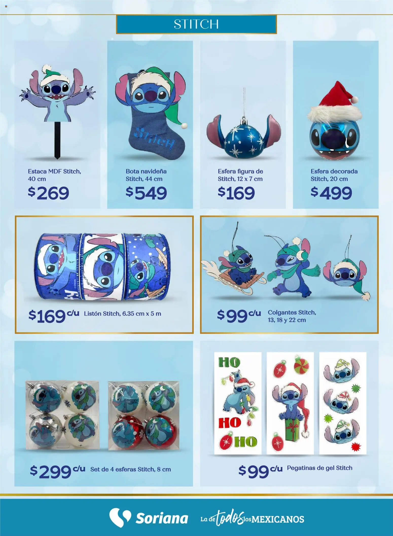 Nuevas ofertas de Soriana válidas en toda la República Mexicana desde el 25.09.2025. ¡Encuentra las mejores ofertas en Soriana - Decoración Navideña Súper Nacional! | Página: 39