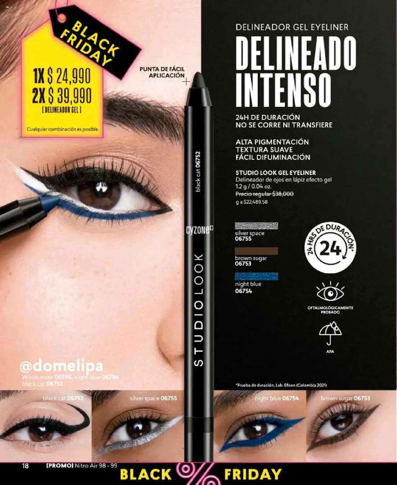 CyZone revista - valida desde el 24.09.2025 | Página: 20 | Productos: Delineador de ojos, Delineador, Combinación