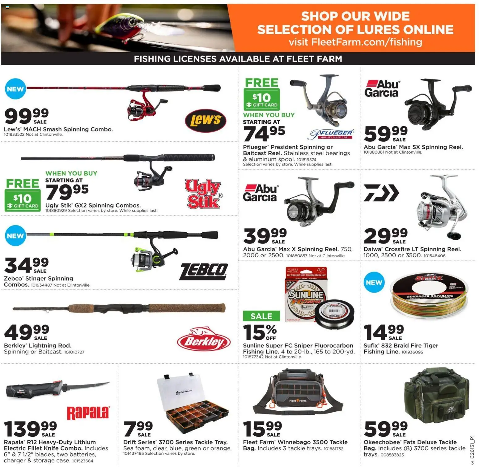 Mills Fleet Farm Weekly Ad - valid from 23.03.2026 | Page: 5 | Products: Bearings, Charger