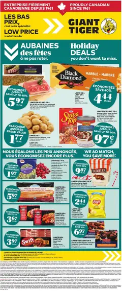 Preview of Giant Tiger Circulaire from shop Giant Tiger valid from 10.12.2025