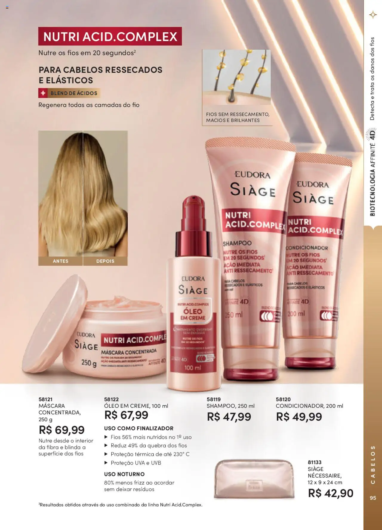 Eudora Folheto - válido de 08.09.2025 | Página: 95 | Produtos: Condicionador, Elásticos, Óleo, Creme