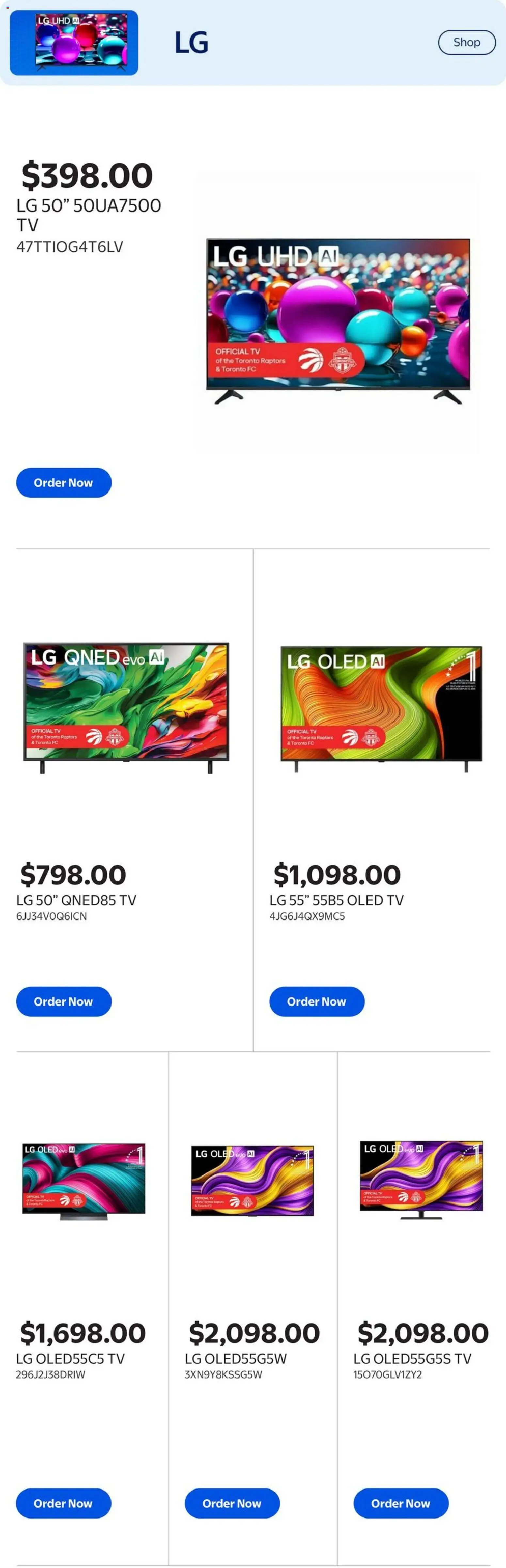 Walmart flyer valid from 02.04.2026 | Page: 7 | Products: Tv