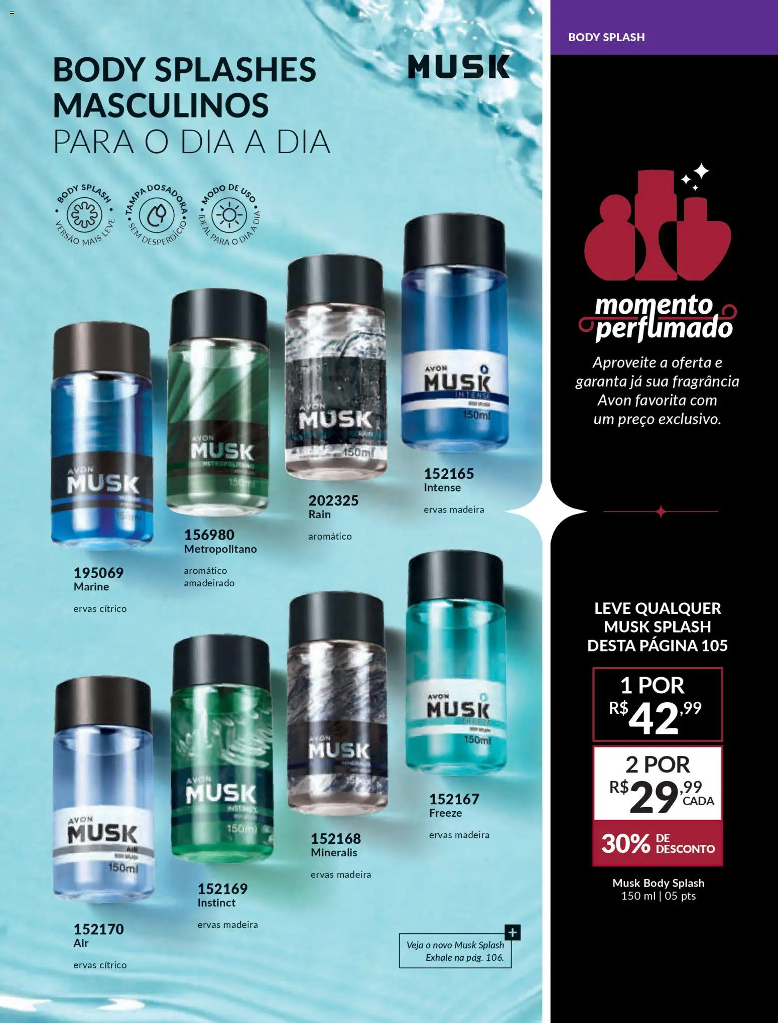 Avon Folheto - válido de 18.02.2026 | Página: 105 | Produtos: Fragrância, Body