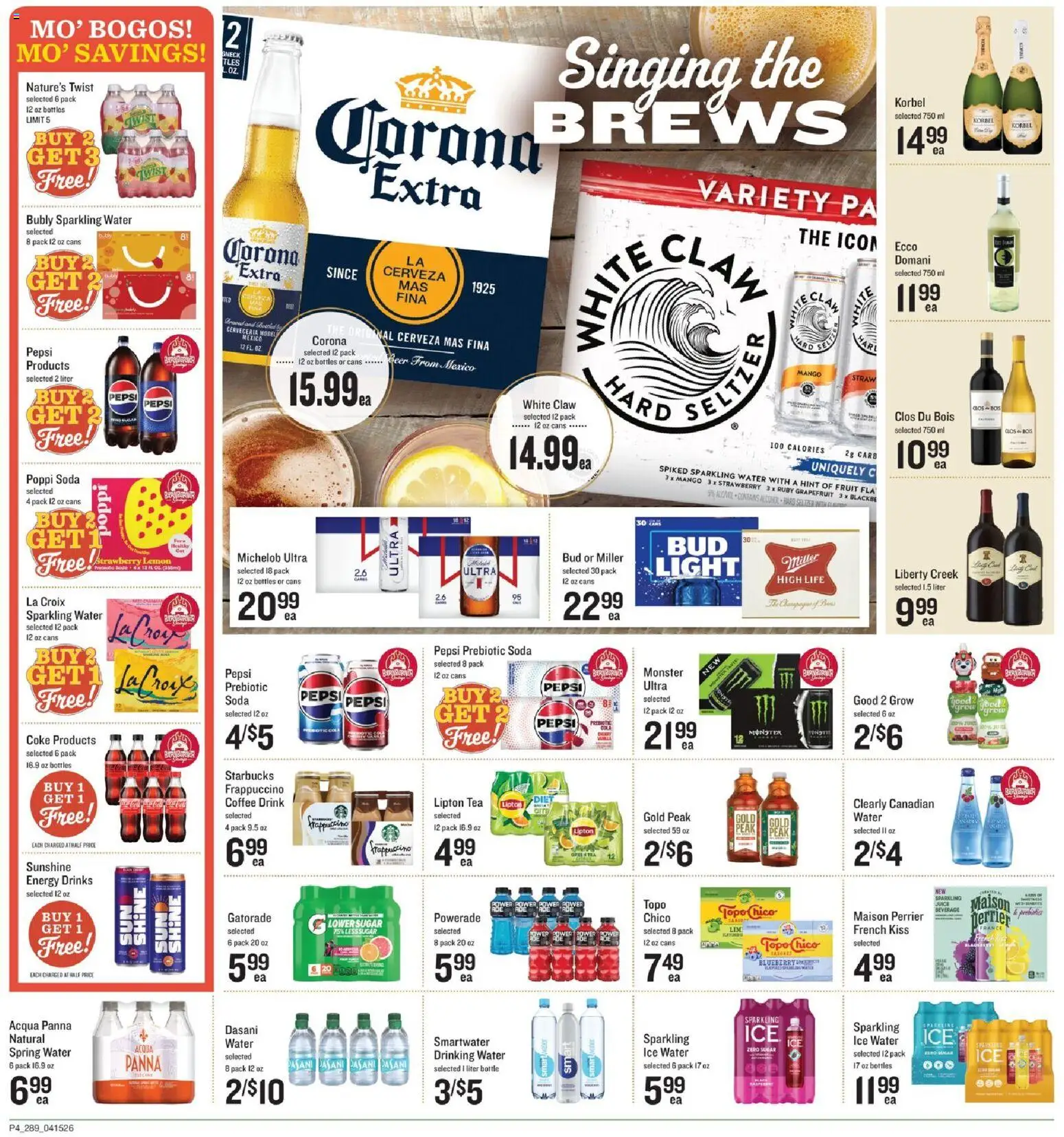 Lowes Foods Weekly Ad - GA - valid from 15.04.2026 | Page: 5 | Products: Coffee, Water, Sugar, Lemon