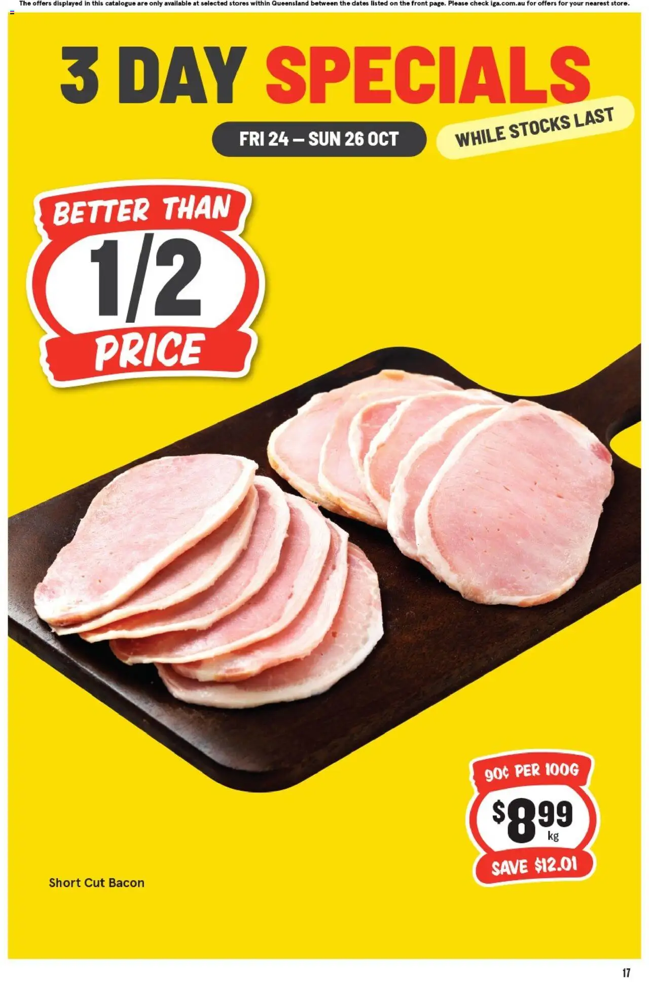 IGA catalogue - valid from 24.10.2025 | Page: 2 | Products: Bacon