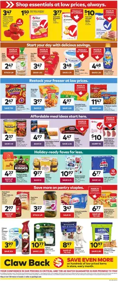 Preview of Giant Value lean ground beef or Legacy boneless pork loin chops, 3 x 367 g or 750 g from shop Giant Tiger valid from 12.11.2025 | Page: 2