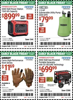 Preview of Harbor Freight weekly ads valid from 10.11.2025