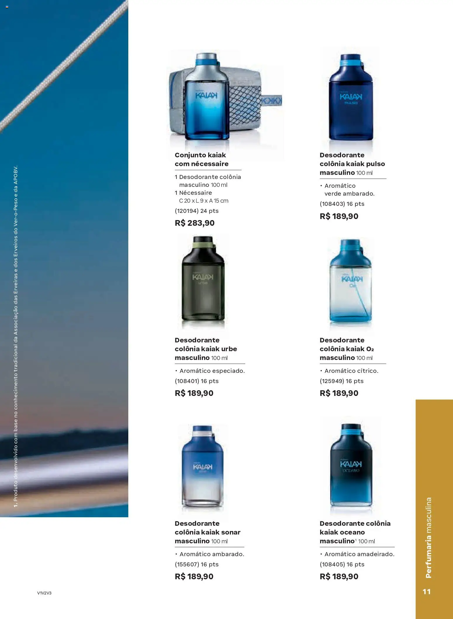 Natura Folheto - válido de 13.01.2026 | Página: 11 | Produtos: Desodorante, Necessaire, Base