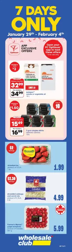 Preview of Wholesale Club weekly flyer / circulaire from shop Wholesale Club valid from 29.01.2026 | Page: 3