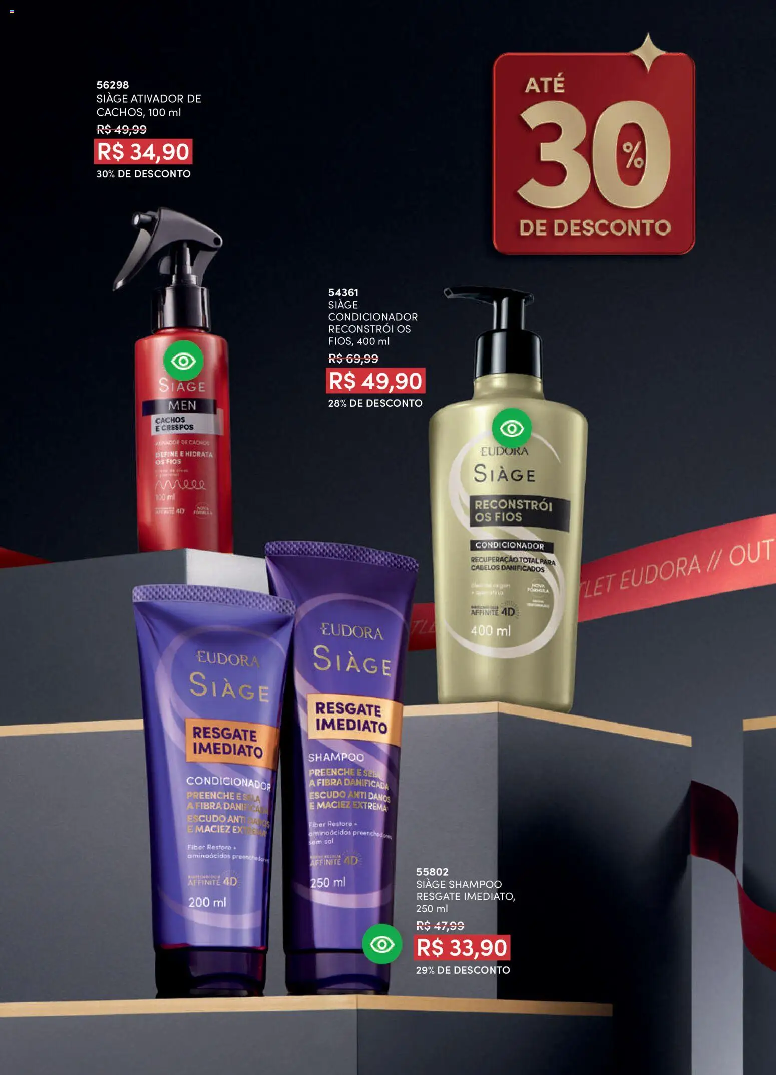 Eudora Folheto - válido de 11.03.2026 | Página: 128 | Produtos: Shampoo, Condicionador