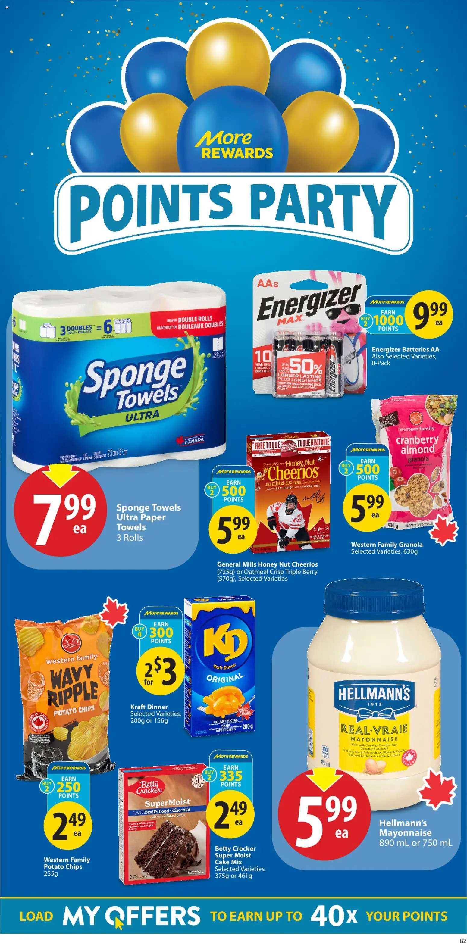 Save on foods flyer valid from 26.02.2026 | Page: 15 | Products: Chips, Sponge, Oil
