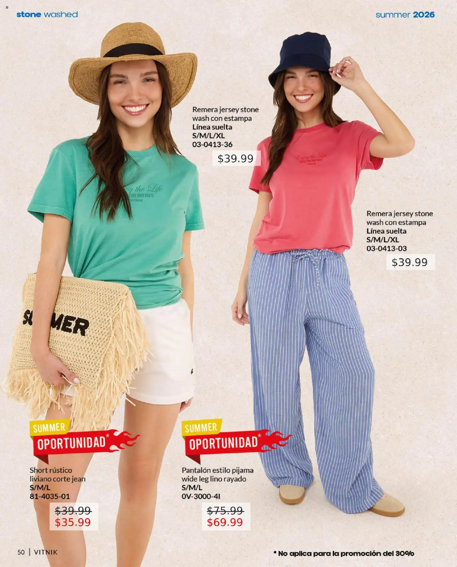 Vitnik - Folleto │ válido desde el 01.01.2026 | Página: 50 | Productos: Remera, Jean, Short, Pijama