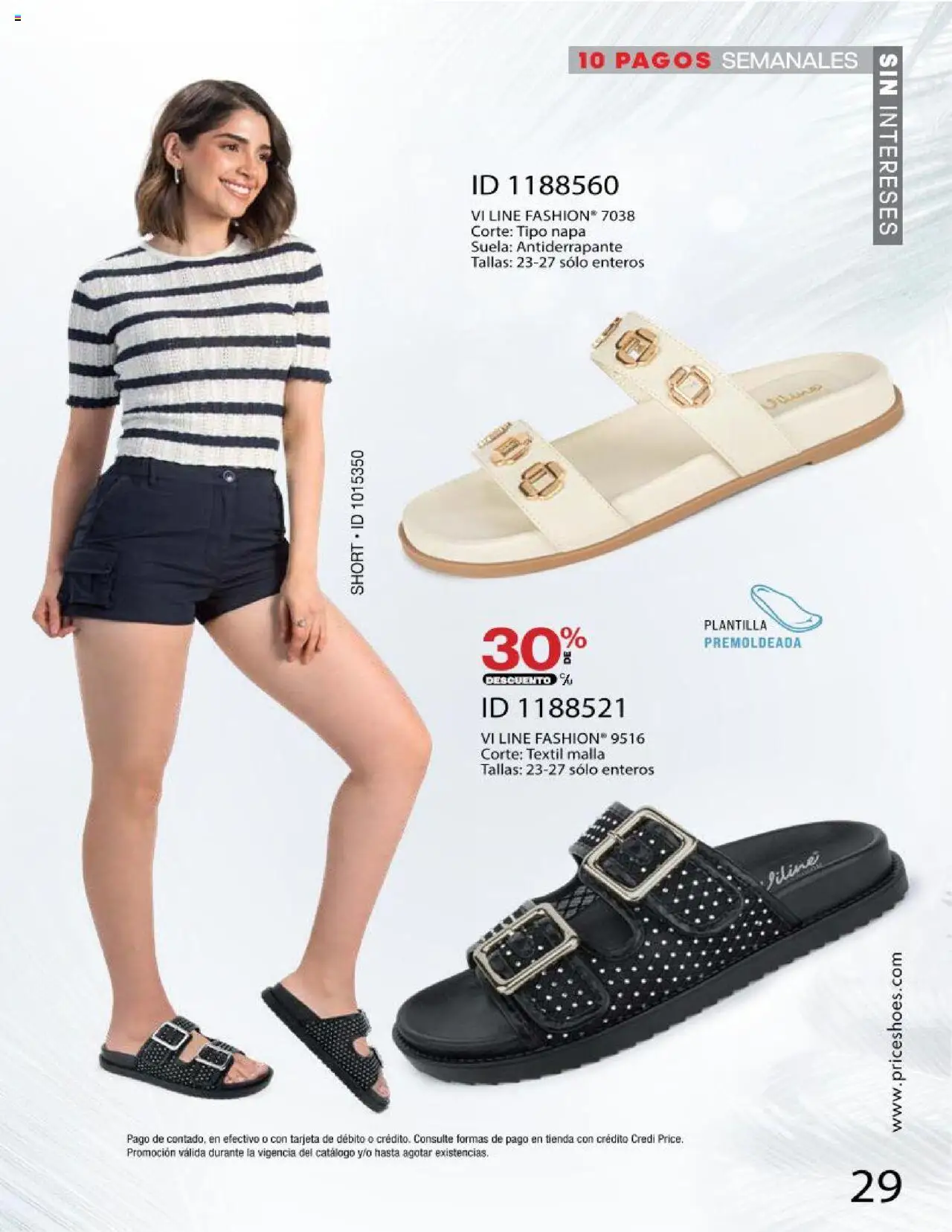 Nuevas ofertas de Price Shoes válidas en toda la República Mexicana desde el 28.04.2025. ¡Encuentra las mejores ofertas en Price Shoes catálogo Calzado PV 2025! | Página: 29 | Productos: Malla
