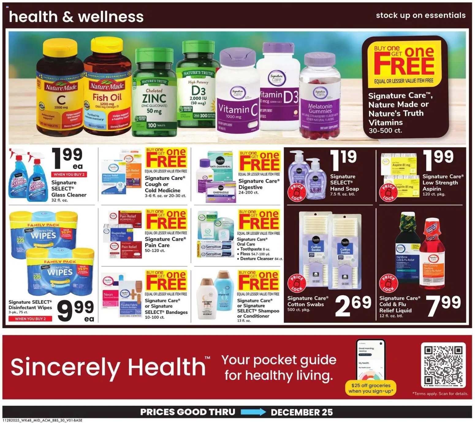 Acme Big Book of Savings - valid from 28.11.2025 | Page: 30 | Products: Zinc, Melatonin, Milk, Toothpaste