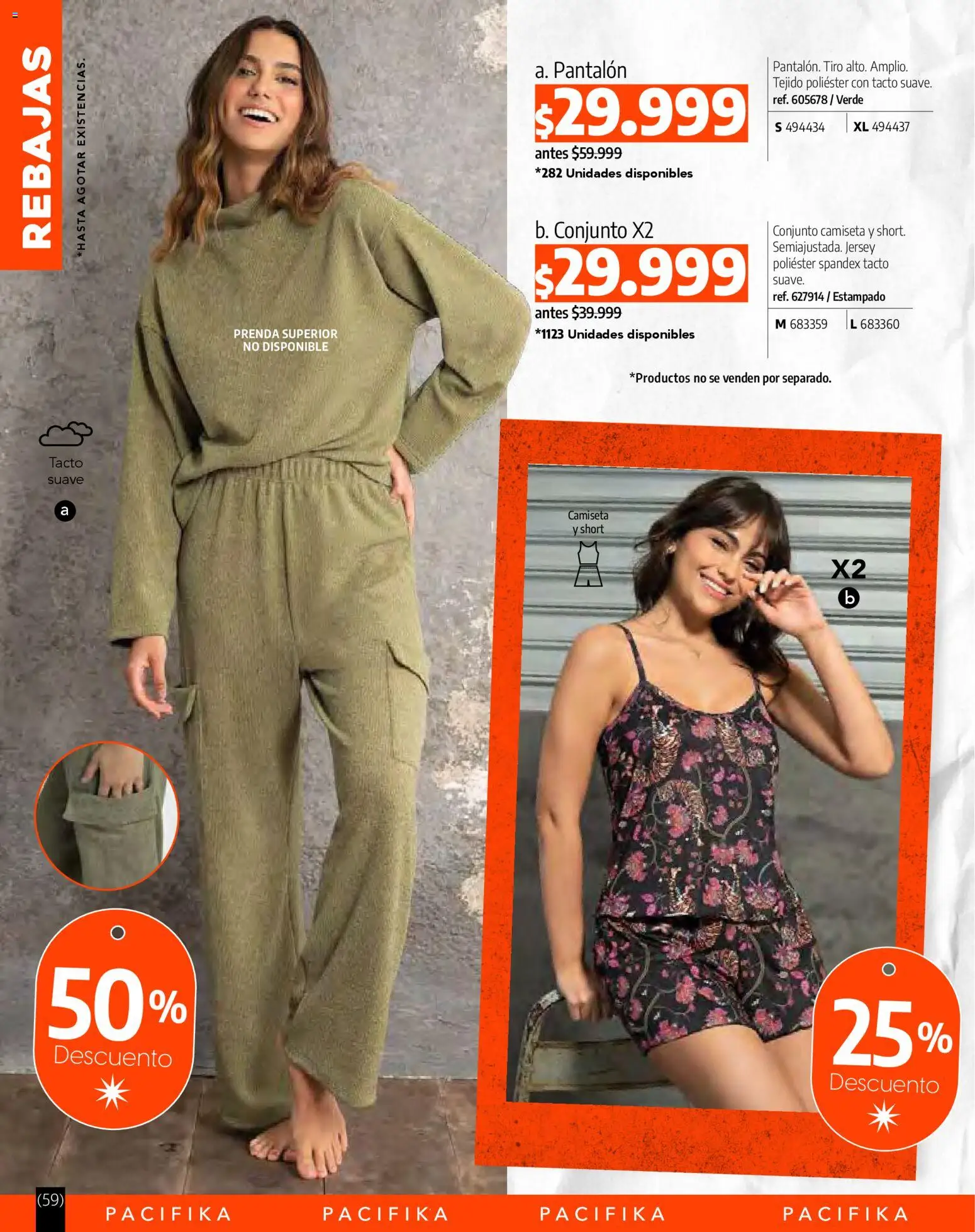Pacifika revista - valida desde el 01.03.2026 | Página: 282 | Productos: Short, Camiseta, Conjunto