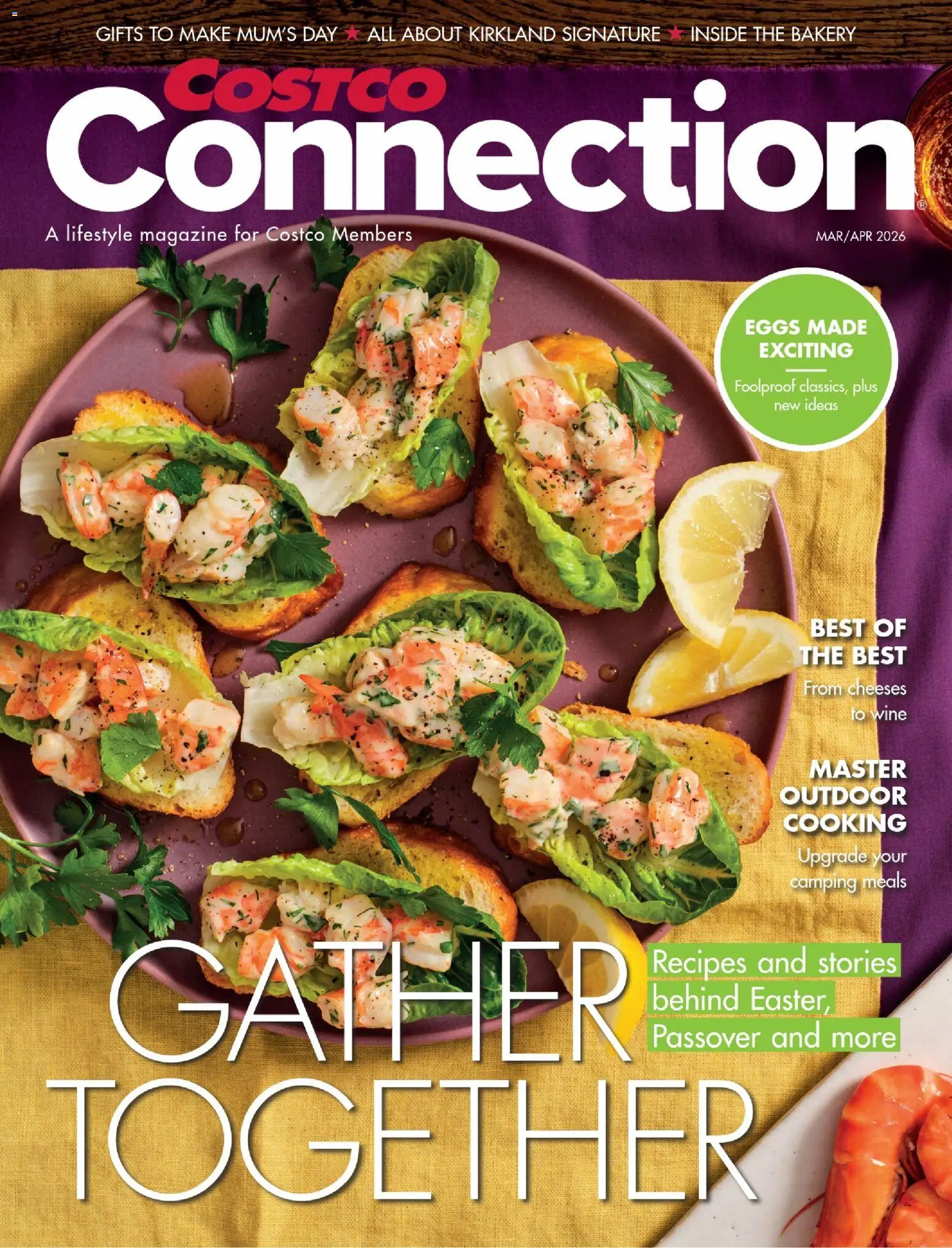 Costco catalogue - valid from 01.03.2026 | Page: 1 | Products: Eggs, Wine, Bakery