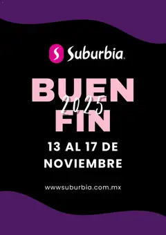 Vista previa de Suburbia Buen Fin , nuevo folleto de la tienda, válido en México a partir del 13.11.2025