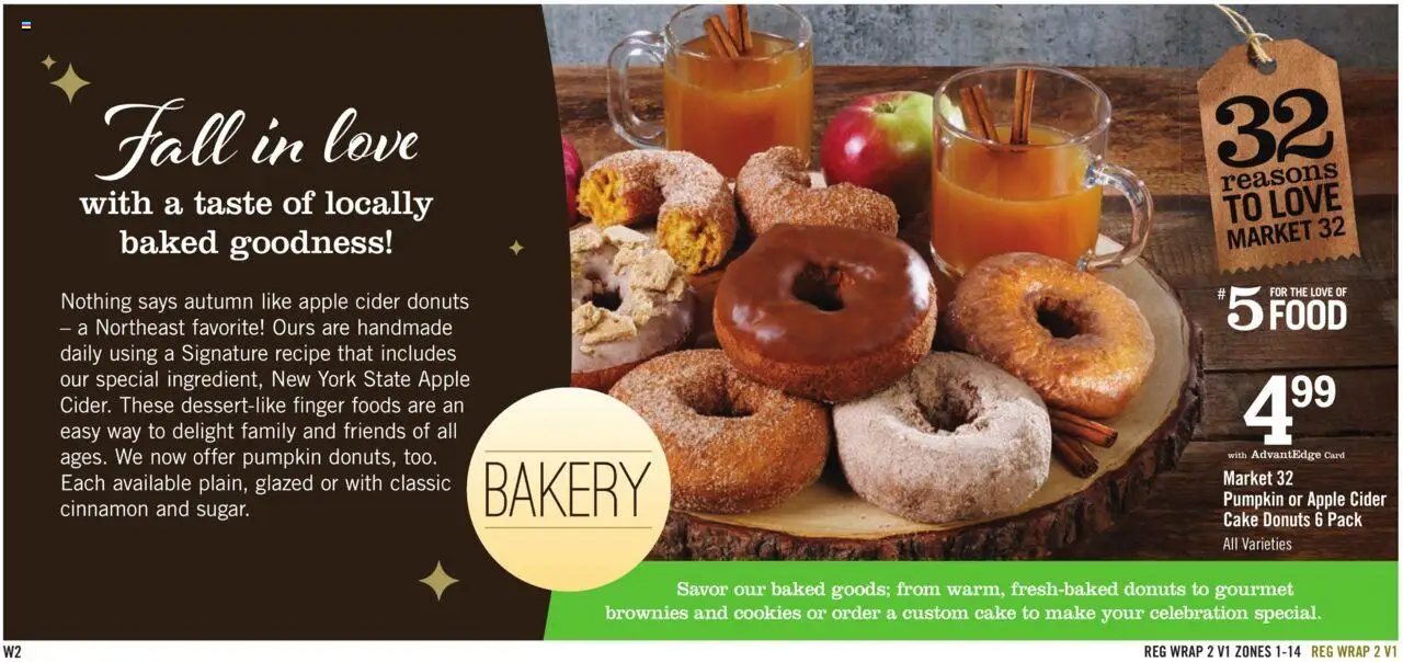 Price Chopper Weekly Ad - valid from 05.10.2025 | Page: 18 | Products: Bakery, Cider, Cookies, Pumpkin
