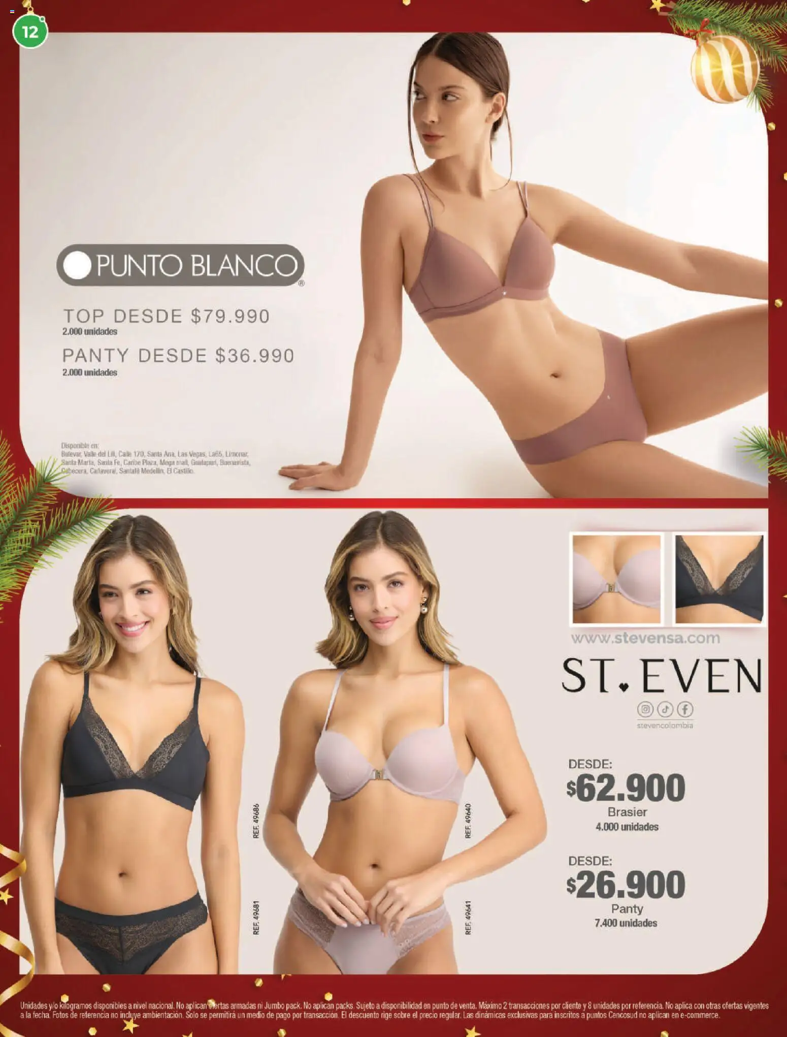 Jumbo revista - valida desde el 04.12.2025 | Página: 12 | Productos: Brasier, Sobre, Top