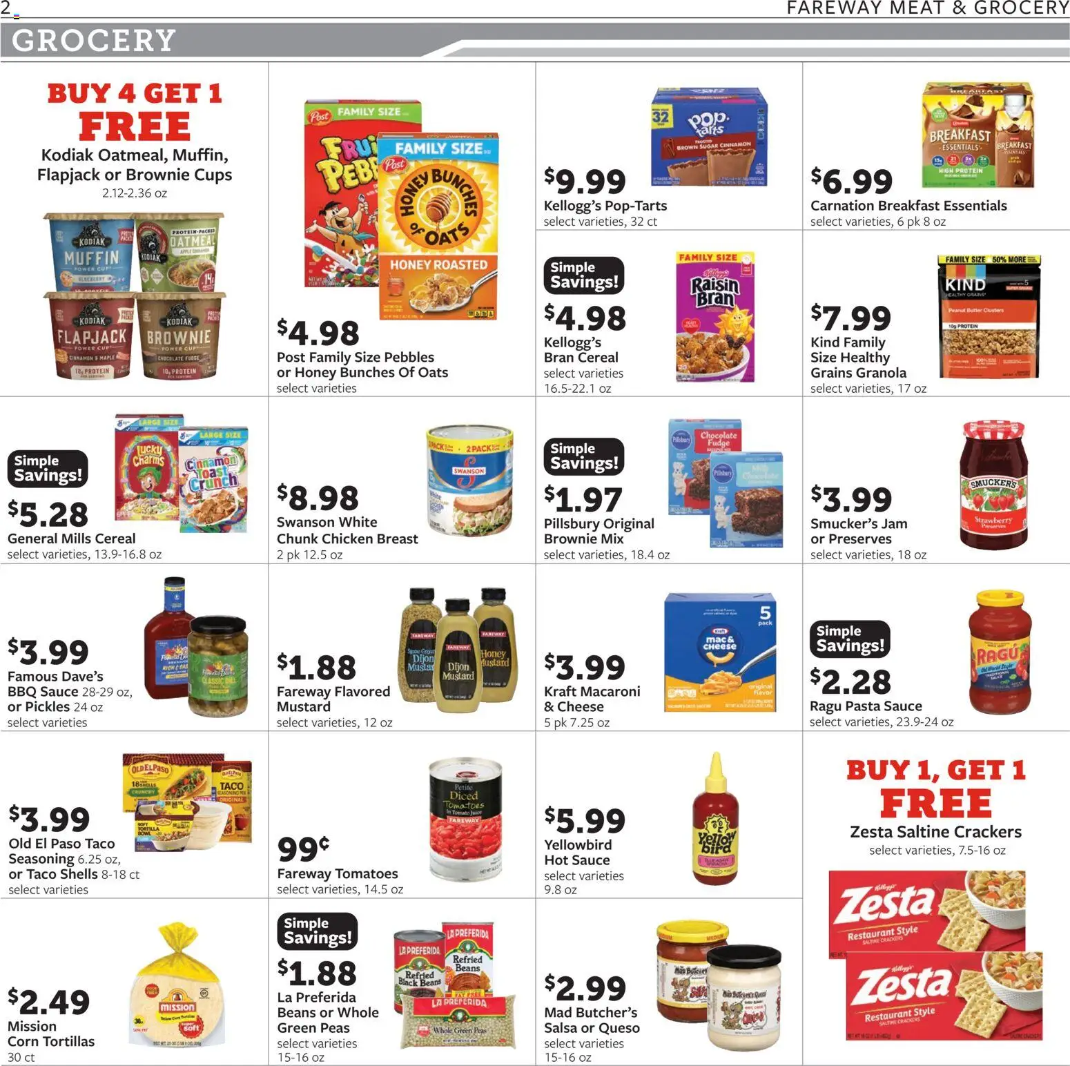 Fareway - Weekly Ad - valid from 26.01.2026 | Page: 2 | Products: Corn, Cheese, Pasta, Sugar