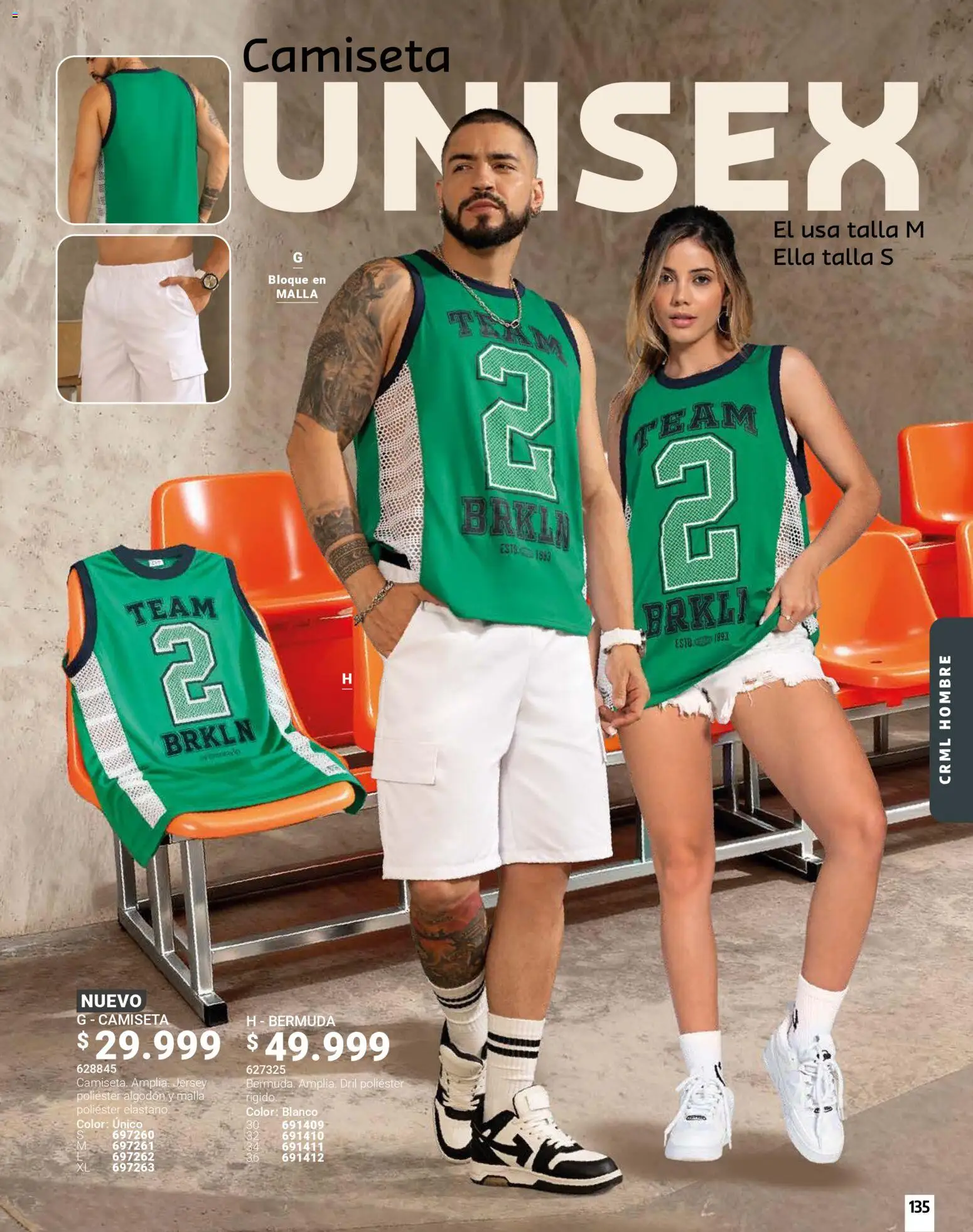 Carmel revista - valida desde el 01.02.2026 | Página: 135 | Productos: Algodón, Bermuda, Camiseta