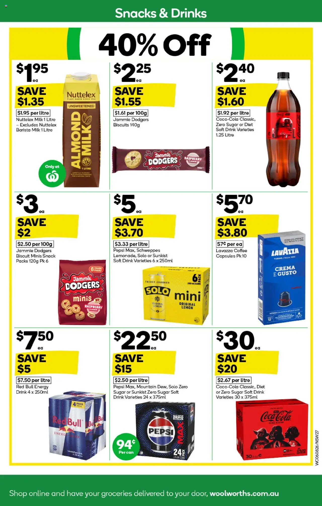 Woolworths catalogue - valid from 06.08.2025 | Page: 27 | Products: Plant, Coffee, Pepsi, Biscuits