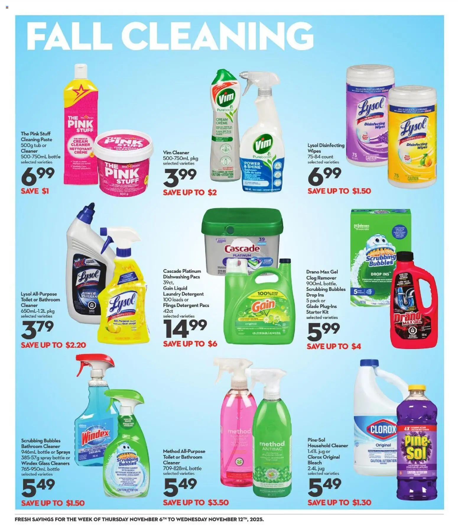 Longo's flyer valid from 06.11.2025 | Page: 14 | Products: Cream, Oven, Fragrance, Detergent