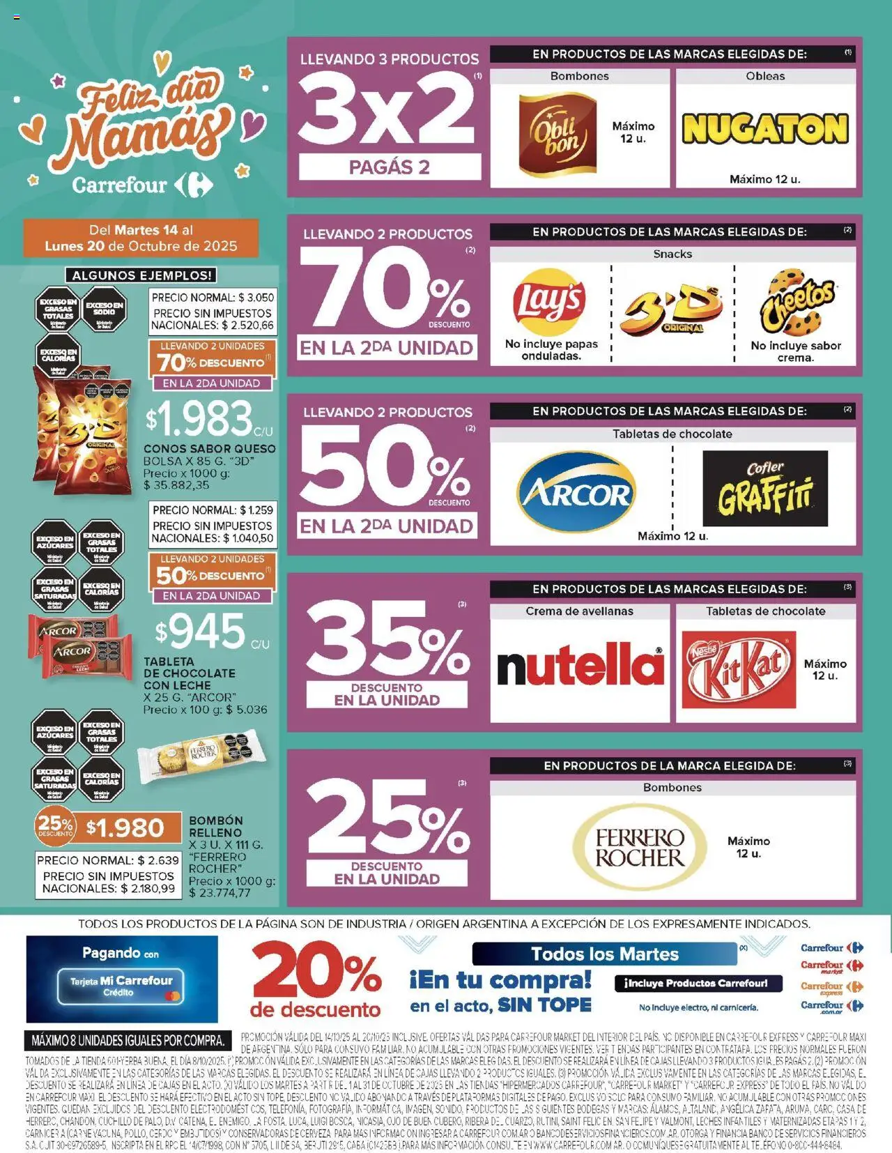 Carrefour Market catálogo - Catamarca │ válido desde el 14.10.2025 | Página: 2 | Productos: Teléfono, Bolsa, Banco, Cerveza