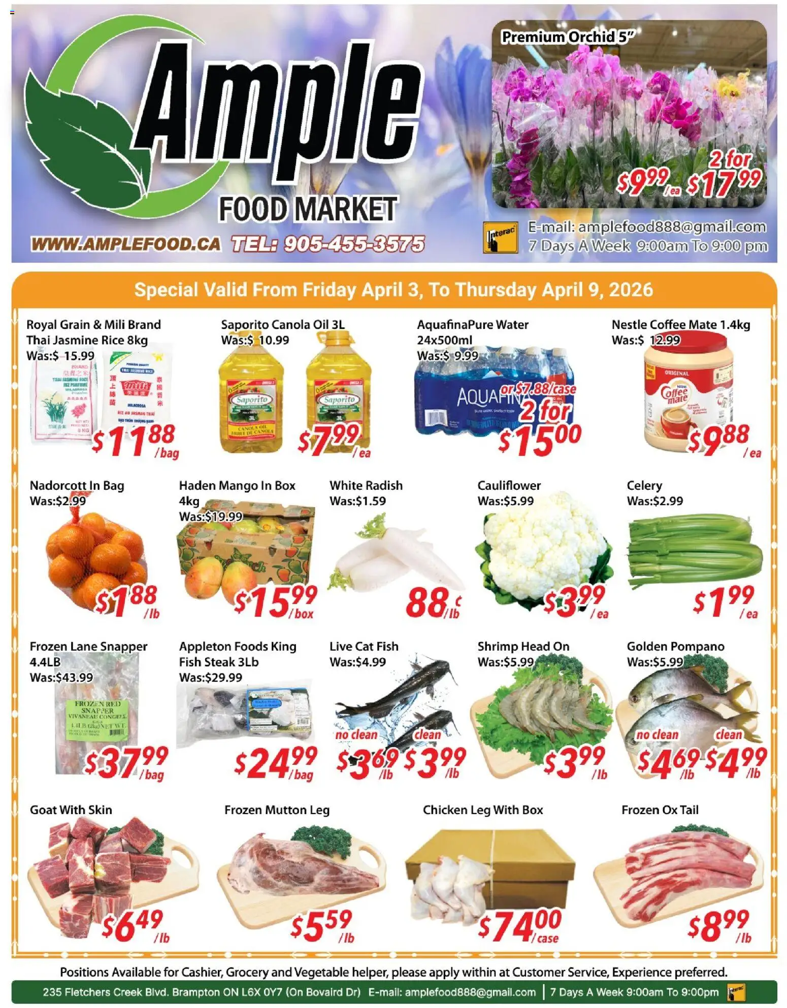 Ample Food Market flyer valid from 03.04.2026 | Page: 1