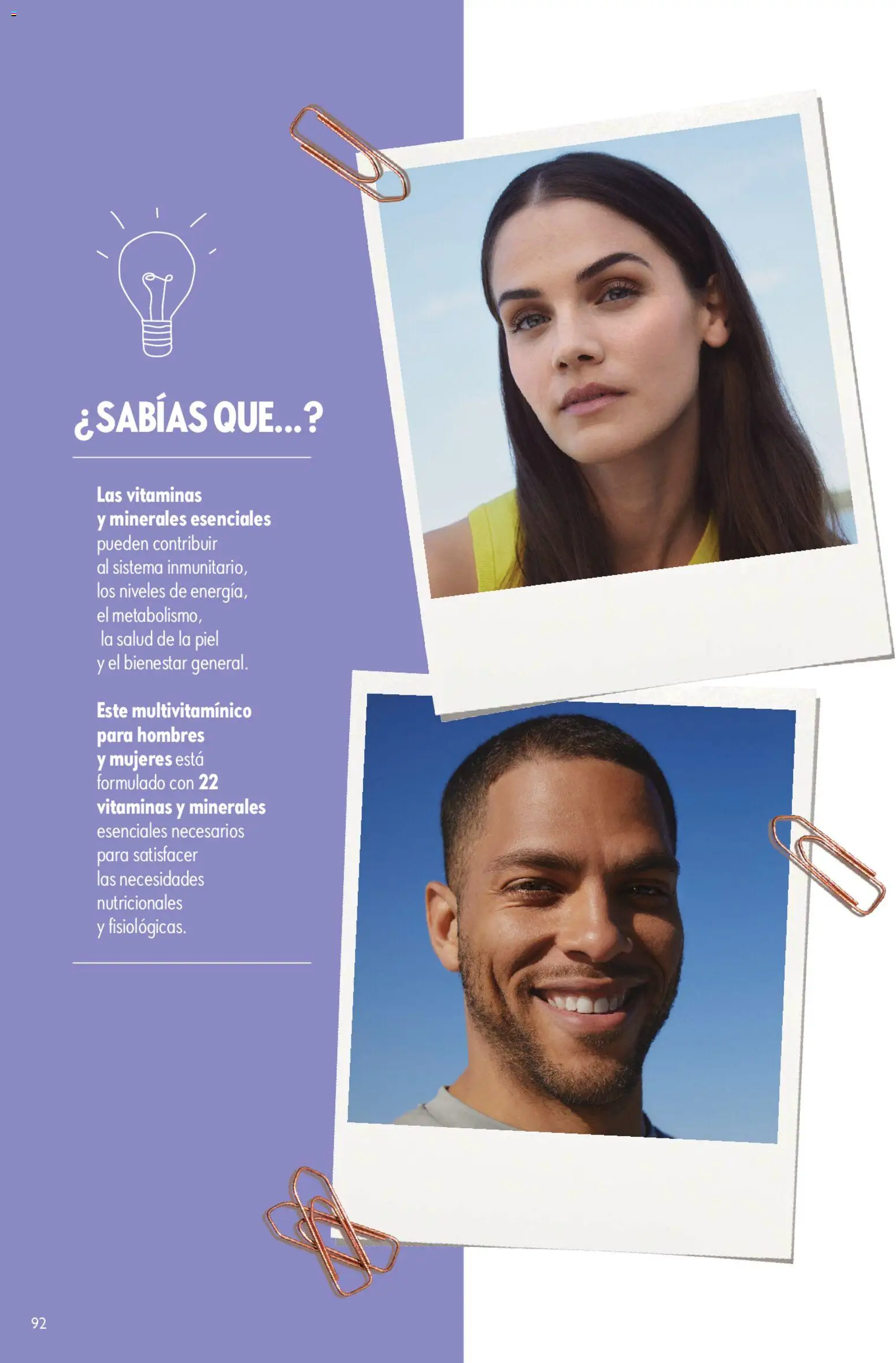 Oriflame revista - valida desde el 18.04.2026 | Página: 92 | Productos: Vitaminas