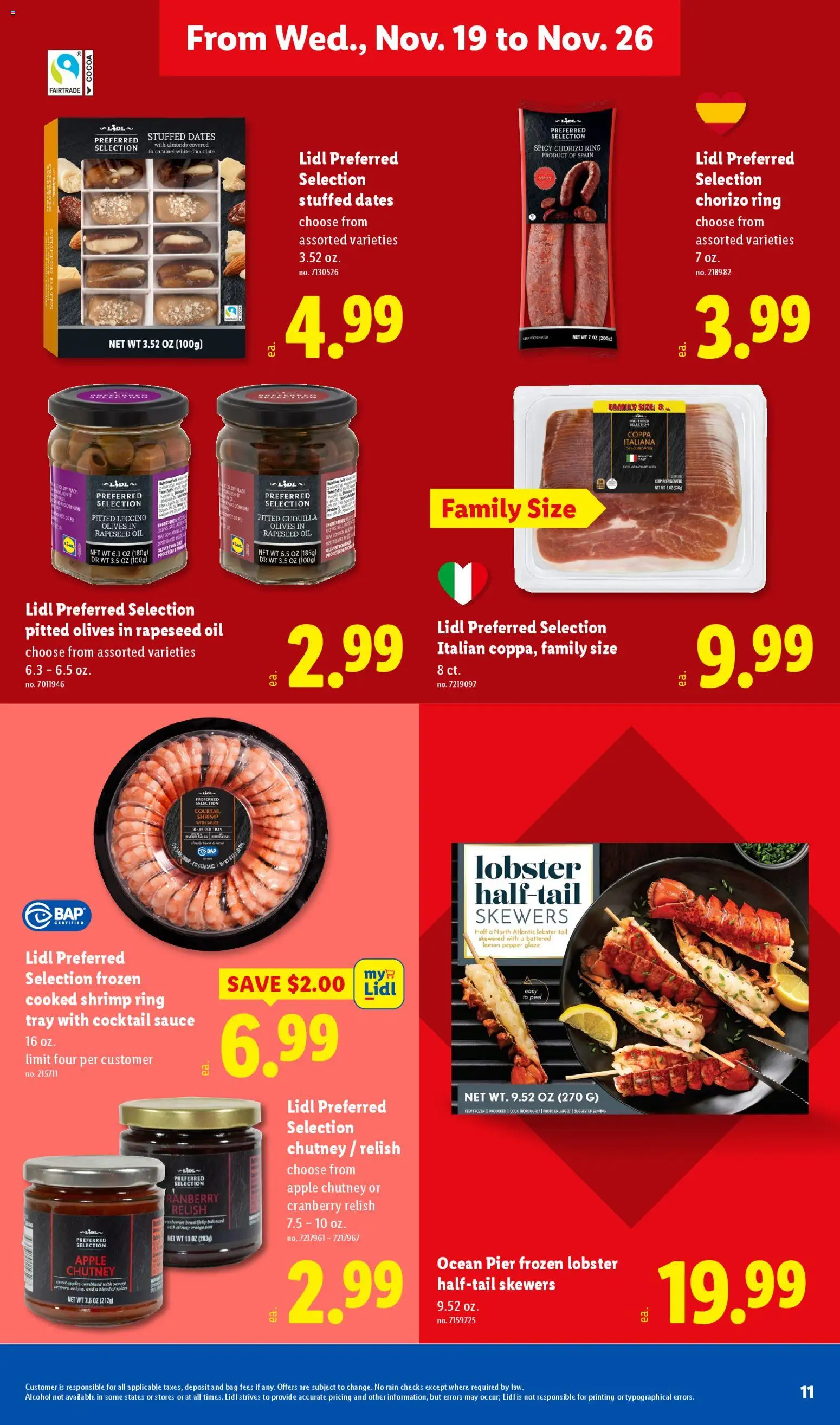 Lidl Early Black Friday - valid from 19.11.2025 | Page: 11 | Products: Sauce, Pepper, Lemon, Bag