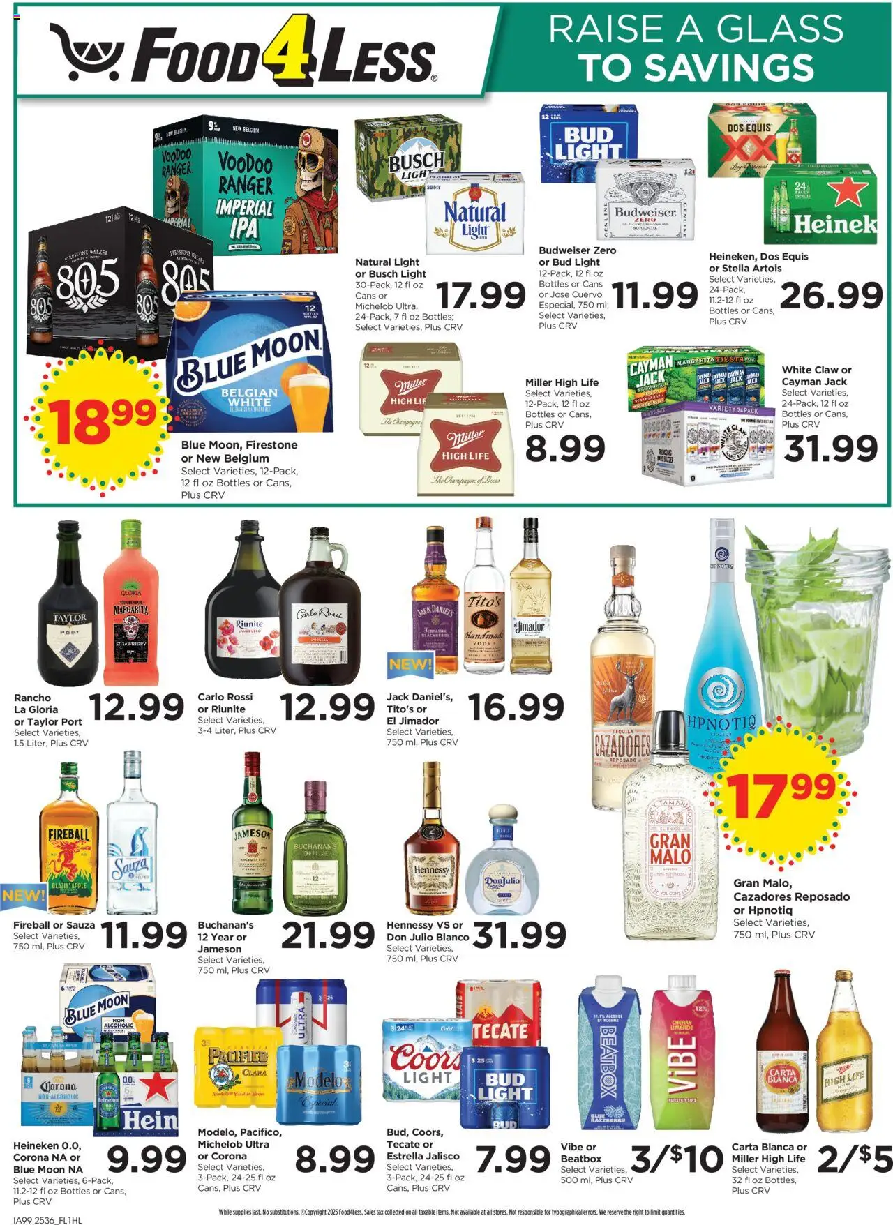 Food 4 Less Weekly Ad - valid from 08.10.2025 | Page: 9 | Products: Vodka