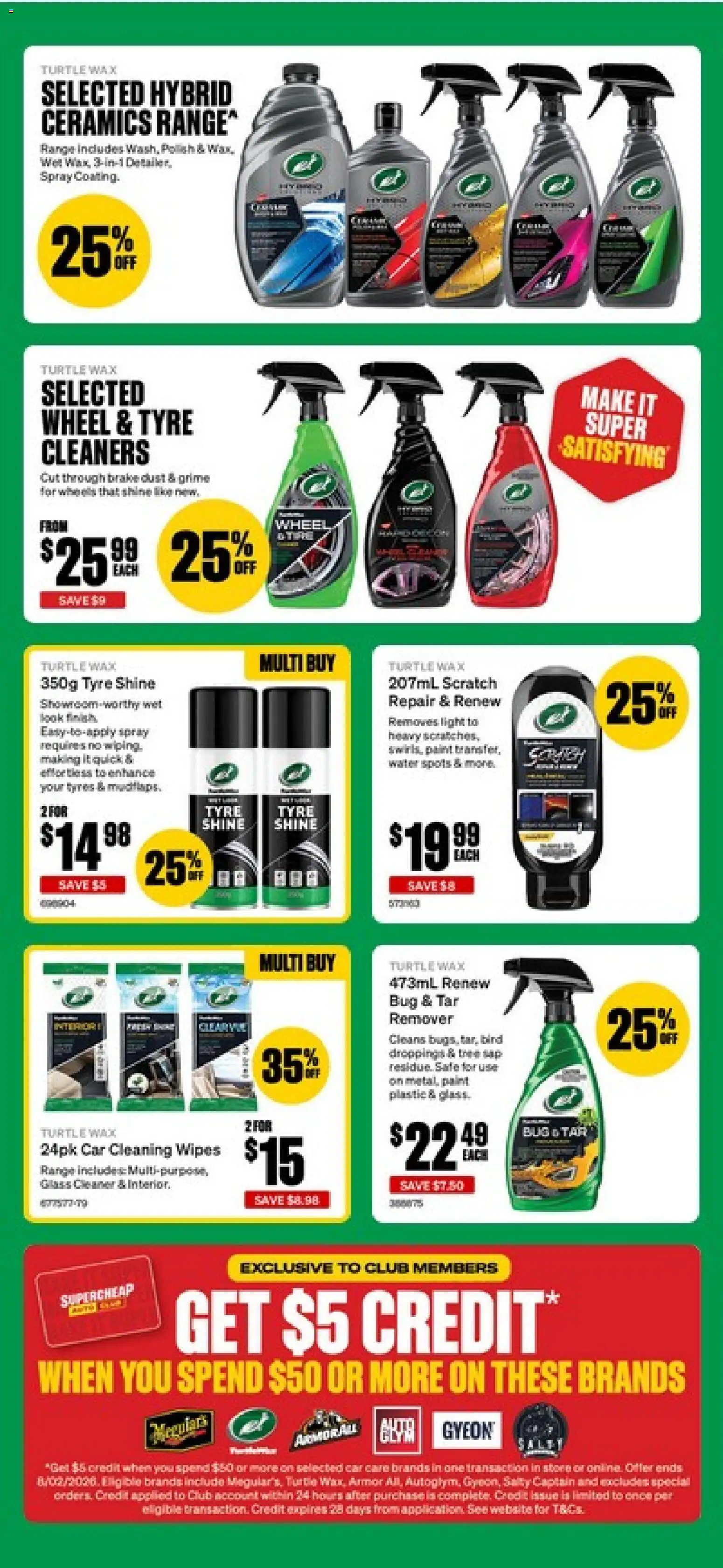 Supercheap Auto catalogue - valid from 21.01.2026 | Page: 14 | Products: Light, Cleaner, Water