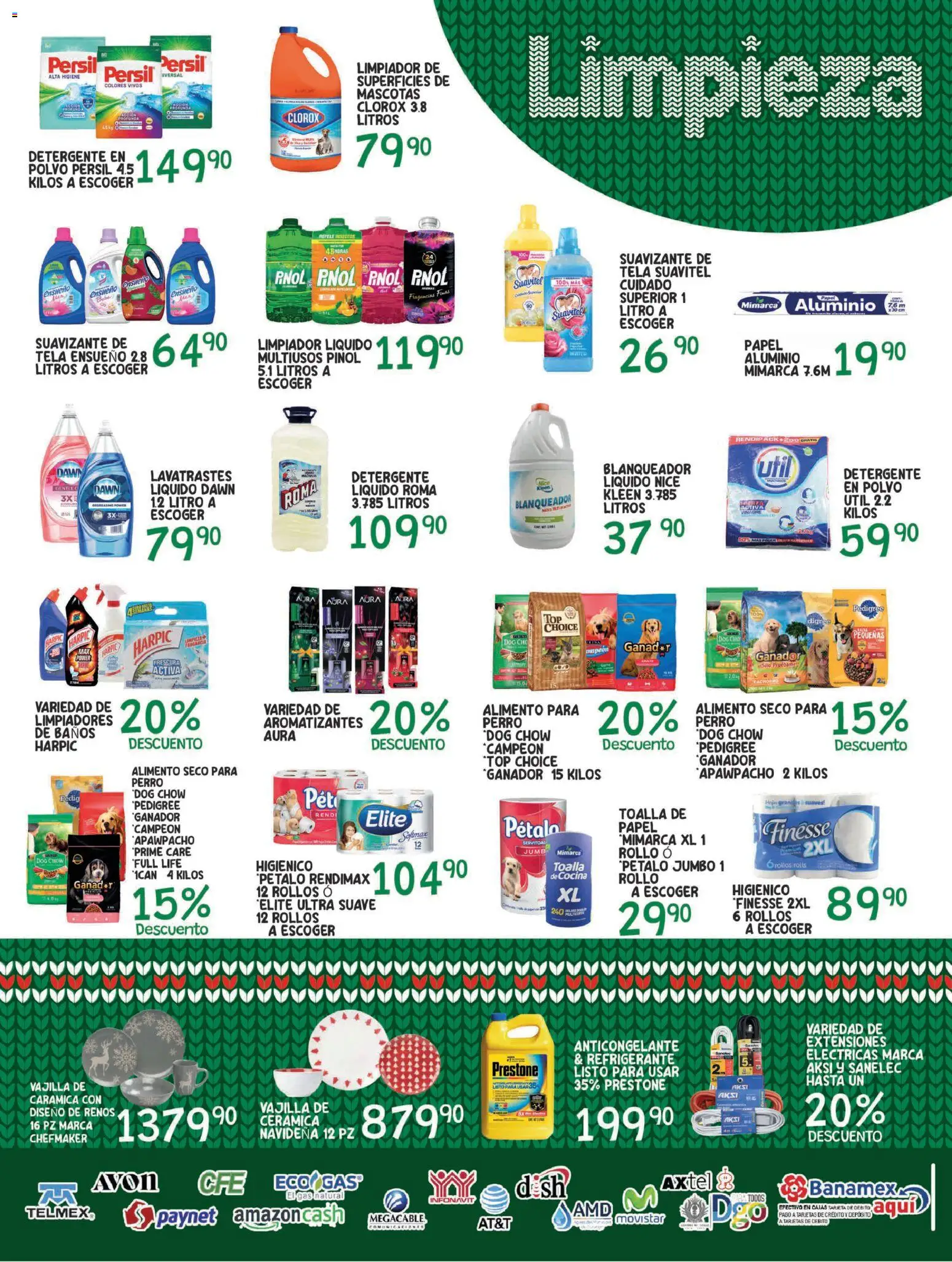 Nuevas ofertas de Alsuper válidas en toda la República Mexicana desde el 16.12.2025. ¡Encuentra las mejores ofertas en Alsuper folleto Durango! | Página: 5 | Productos: Extensión, Toalla, Cocina, Polvo