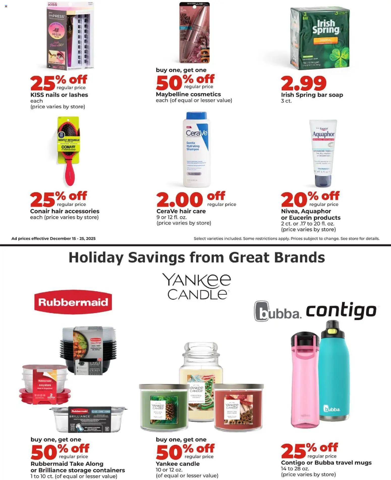 HyVee Weekly Ad - valid from 15.12.2025 | Page: 42 | Products: Shampoo, Soap, Healing Ointment, Bar Soap