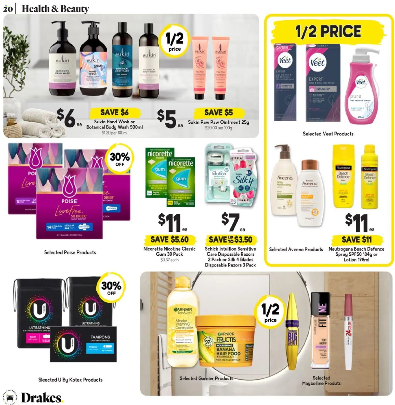 Drakes catalogue - valid from 21.01.2026 | Page: 21 | Products: Lotion, Hair removal, Press, Vitamin