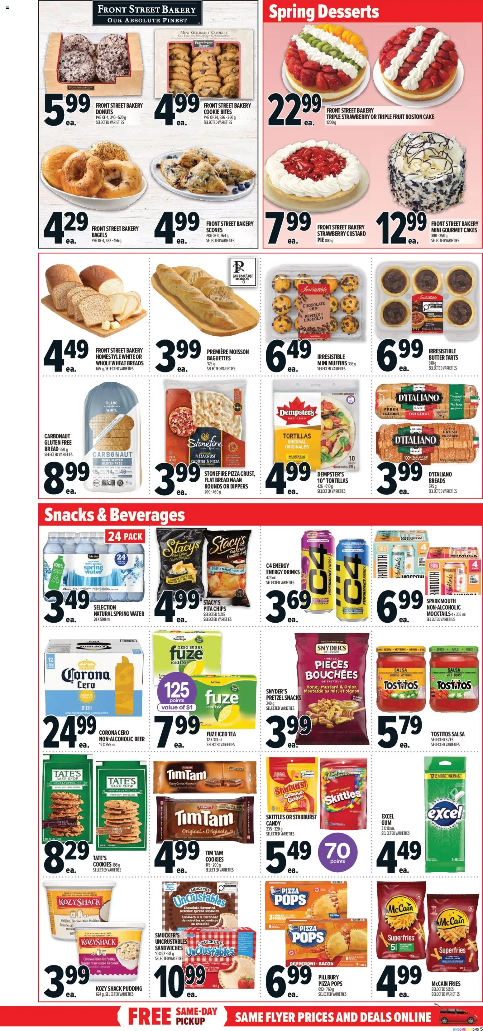 Metro flyer valid from 23.04.2026 | Page: 10 | Products: Rice, Bread, Chocolate, Pizza