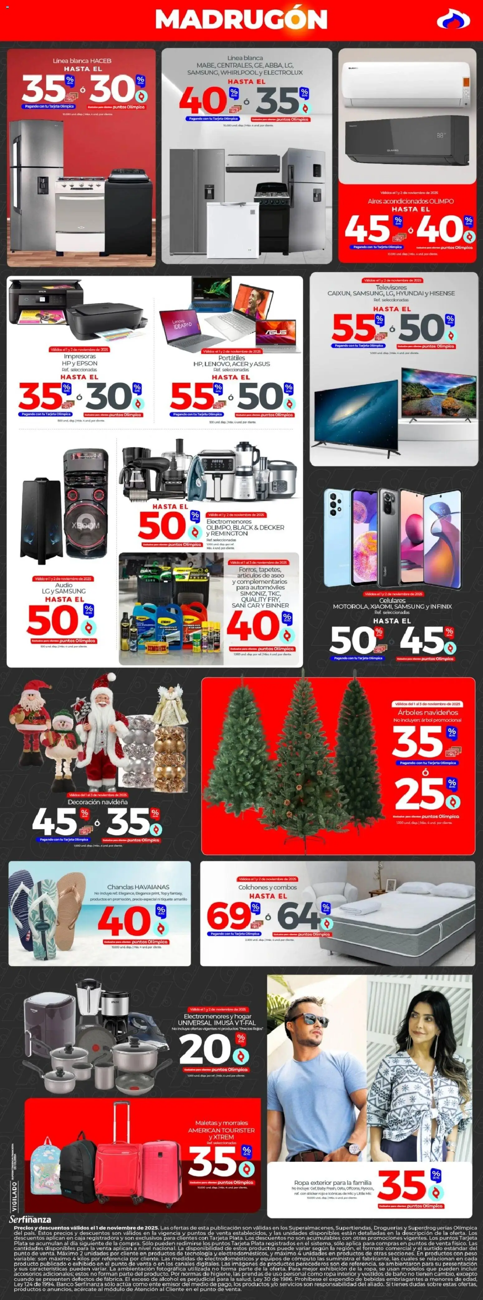 Olímpica revista - valida desde el 01.11.2025 | Página: 4 | Productos: Peso, Sobre, Caja, Tintura