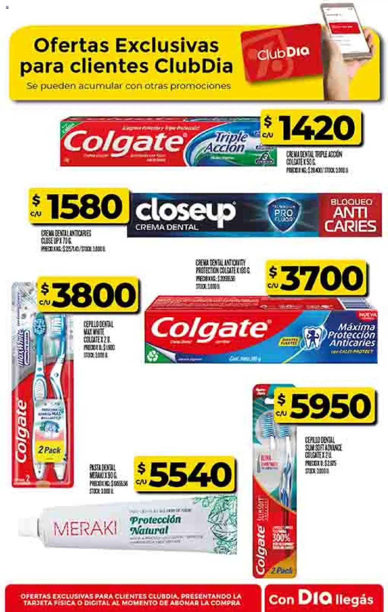 Supermercado DIA Ofertas │ válido desde el 15.10.2025 | Página: 54 | Productos: Cepillo, Loción, Pasta, Crema