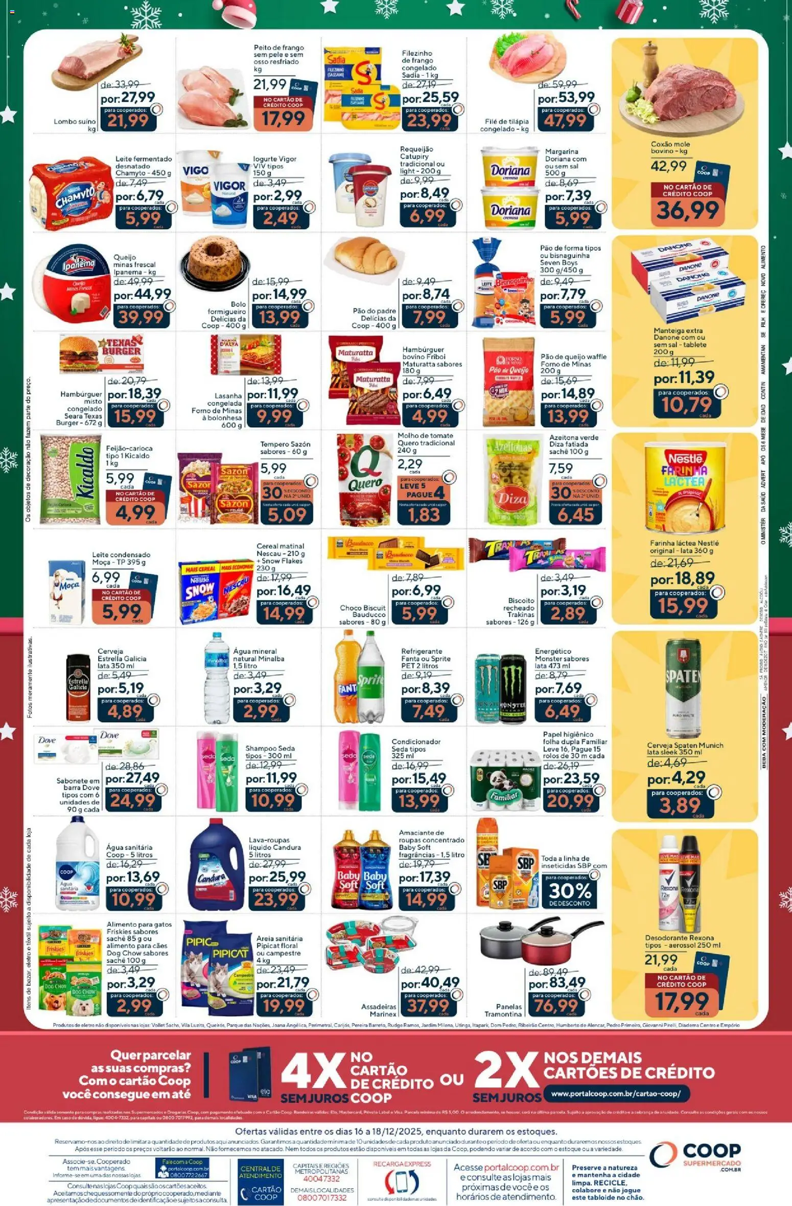Coop Folheto - válido de 16.12.2025 | Página: 2 | Produtos: Azeitonas, Desodorante, Tilápia, Água sanitária