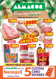 Vista previa Almacor catálogo válido desde el 09.04.2026