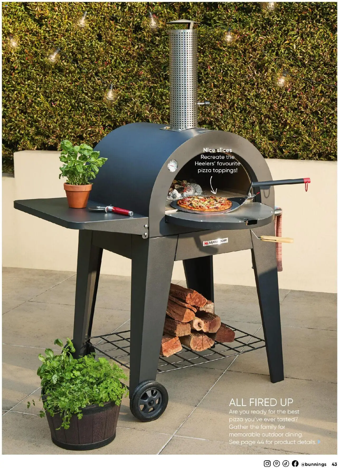 Bunnings Warehouse catalogue - valid from 01.08.2025 | Page: 47 | Products: Pizza