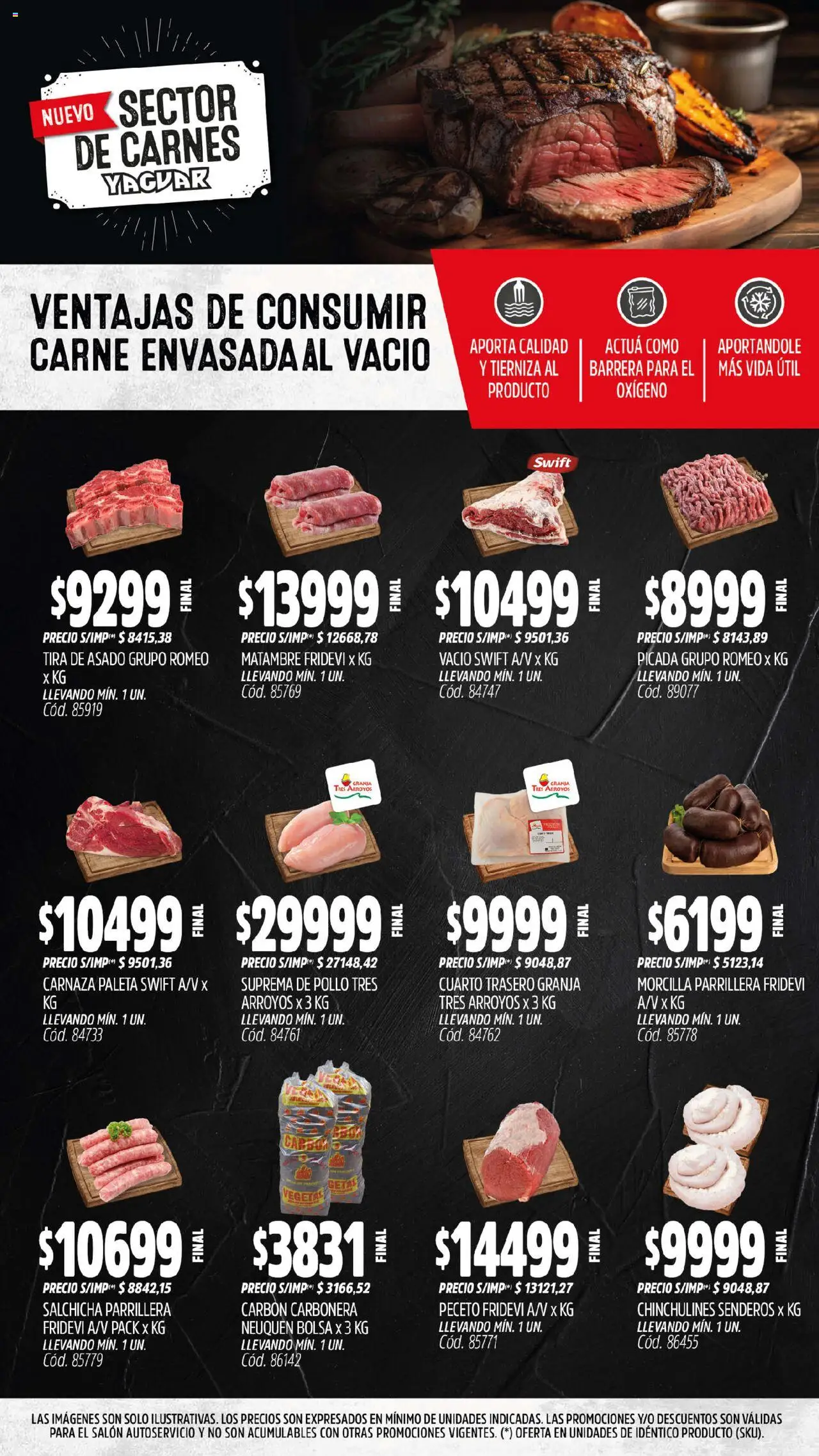 Yaguar - Neuquén │ válido desde el 15.09.2025 | Página: 6 | Productos: Pollo, Salchicha, Morcilla, Chinchulines