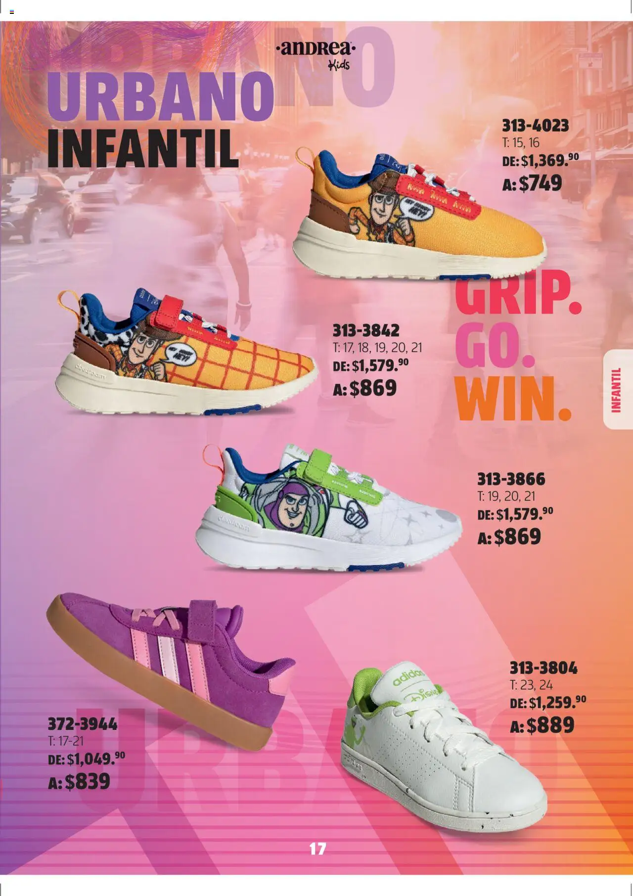 Nuevas ofertas de Andrea válidas en toda la República Mexicana desde el 03.08.2025. ¡Encuentra las mejores ofertas en Andrea - Catálogo Adidas Week! | Página: 17